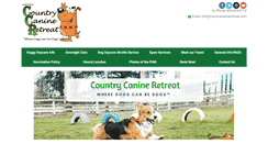 Desktop Screenshot of countrycanineretreat.com